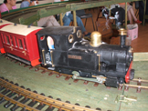 Image of a 16mm steam locomotive